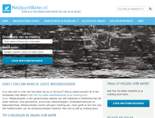 Tablet Screenshot of meldpuntwater.nl